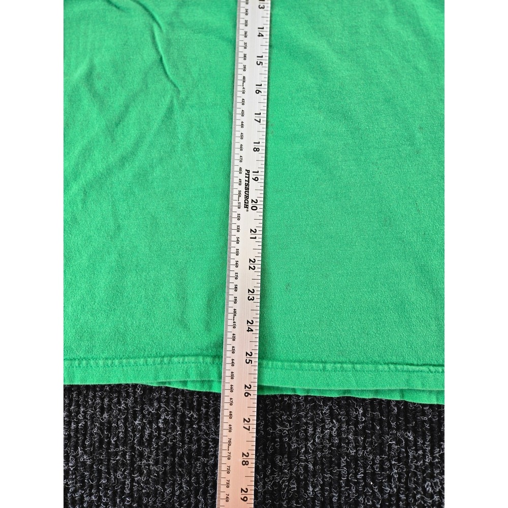 Hurley Mens Las Vegas NV Graphic T-Shirt Green Large Short Sleeve Cotton Tee - Picture 7 of 10